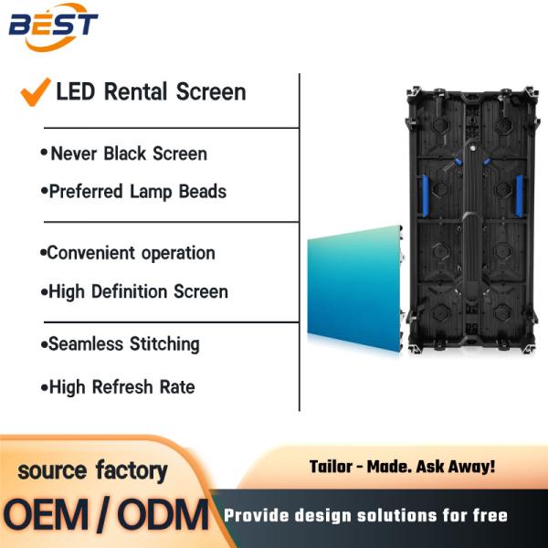 Mobile Interactive LED Rental Display Advertising Signage Cloud Control Tiled Video Wall