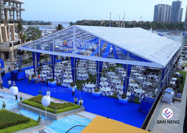 10x30m Transparent Roof Clear Event Tent / Waterprooof PVC Wedding Marquee