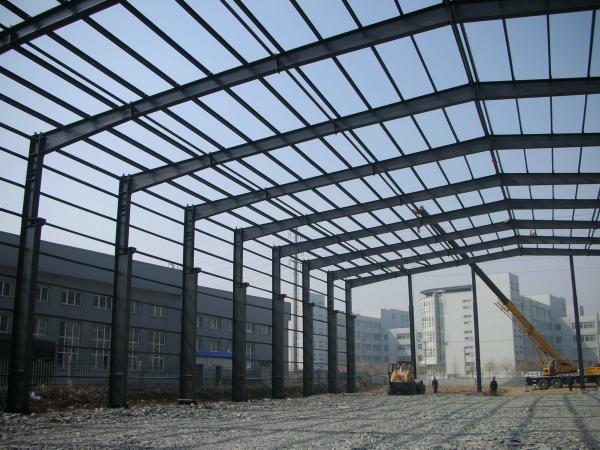 Estrutura de aço durável de instalação de energia de hotel pesada pré-fabricada para oficina de armazém
