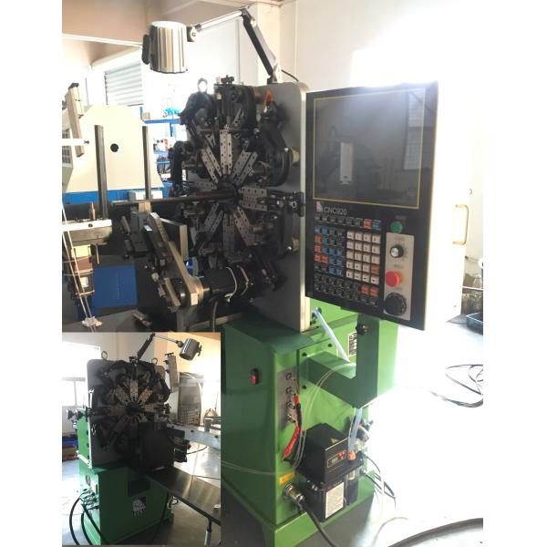 Automatic Spring Forming Machine , CNC Spring Machine With 100KG Decoiler