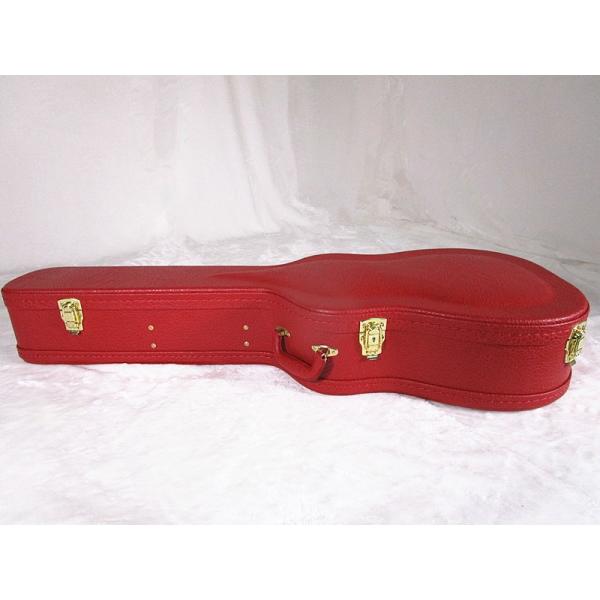Pvc leather guitar case hard /dreadnought jumbo wooden case guitar