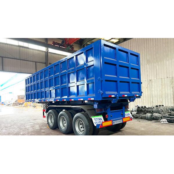 TITAN Hydraulic 3 Axle Dump Trailer Tipper Trailer Tipper Semi Trailer for Sale