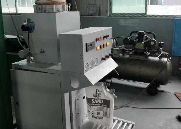 os sacos 50kg cimentam a máquina de embalagem para o cimento, pó da pedra calcária, almofariz seco