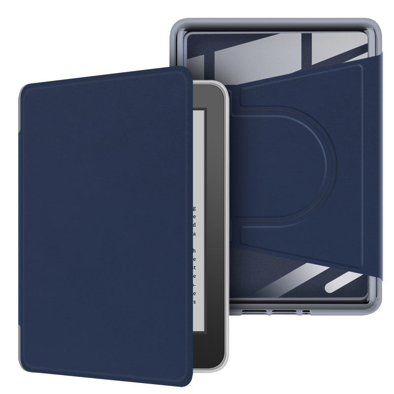 Laudtec Customized Personalized Printing PU Leather Case Cover for Kindle Paperwhite Ebook Magnetic Smooth Tablet Case