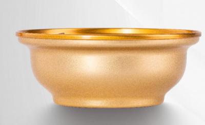 BPA Free Coated Iron Diamond Bowl Inner Diameter 98.90mm Height 39.60mm Weight 138g With Visual Lid