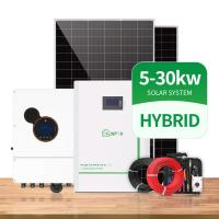 Na grade/fora do inversor híbrido 3kw 5kw 6kw 8kw 10kw da grade 24 volts fora do sistema solar da grade