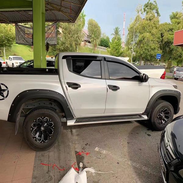 Durable 4x4 Abs Plastic Car Truck Fender Flares For Mitsubishi Triton L200 2019
