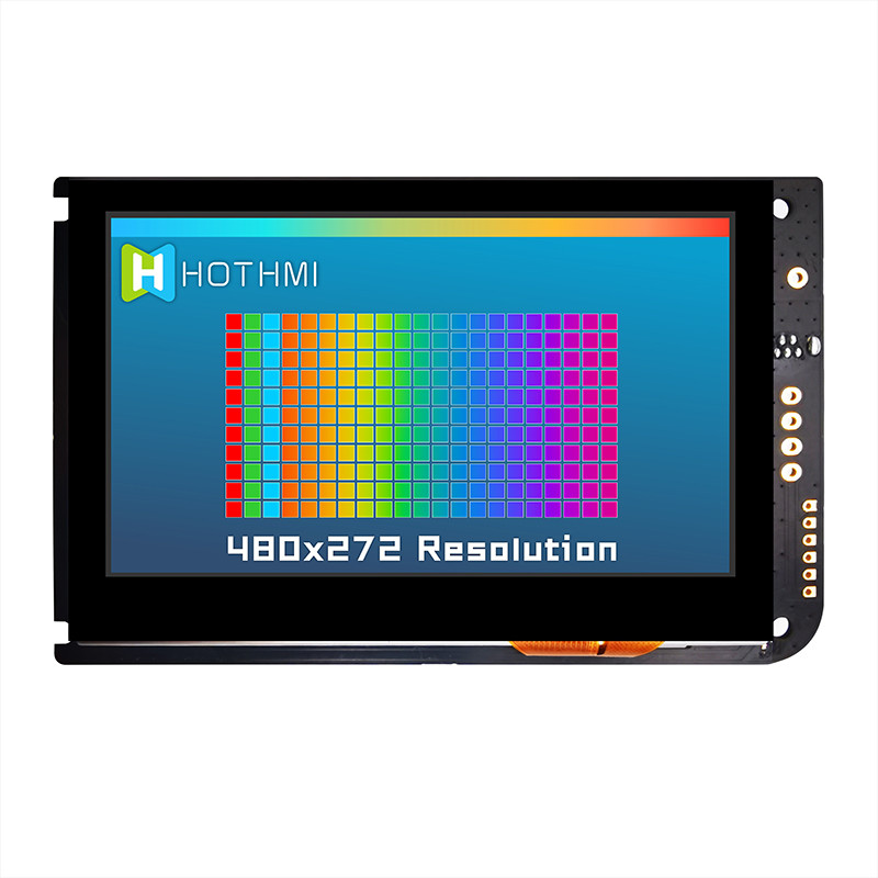 4,3 дисплей экрана касания TFT UART дюйма емкостный LCD 480x272 С ДОСКОЙ РЕГУЛЯТОРА LCD