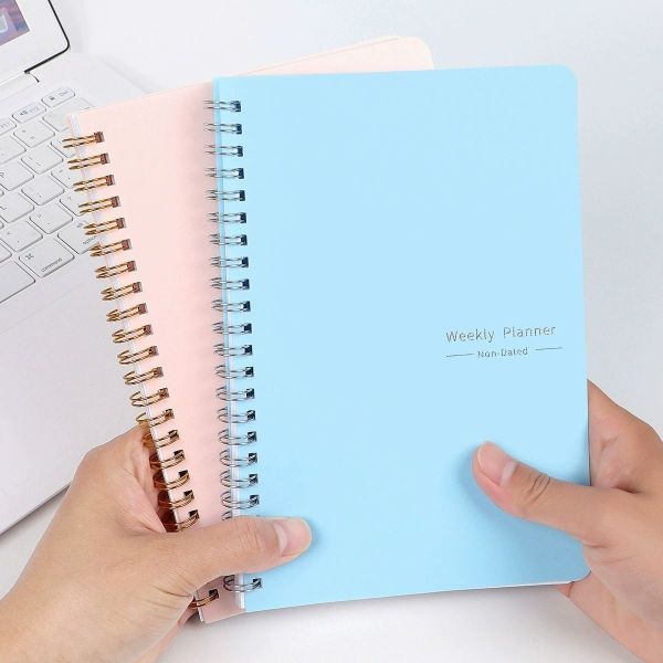 Customizable Journal Planner Spiral Note Book Printing A5 A6 B5 Agenda Diary Softcover Spiral Notebook Printing