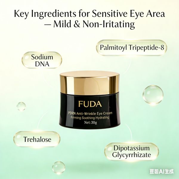 PDRN Anti-Wrinkle Eye Cream: Gently reduces lines and protects the eye area