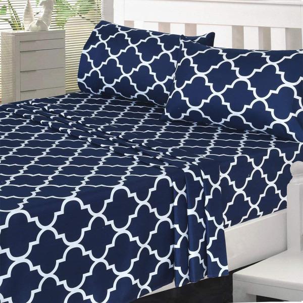 80gsm 100% Polyester Microfiber 4PCS Portable Printing Bed Sheet with NO Filling