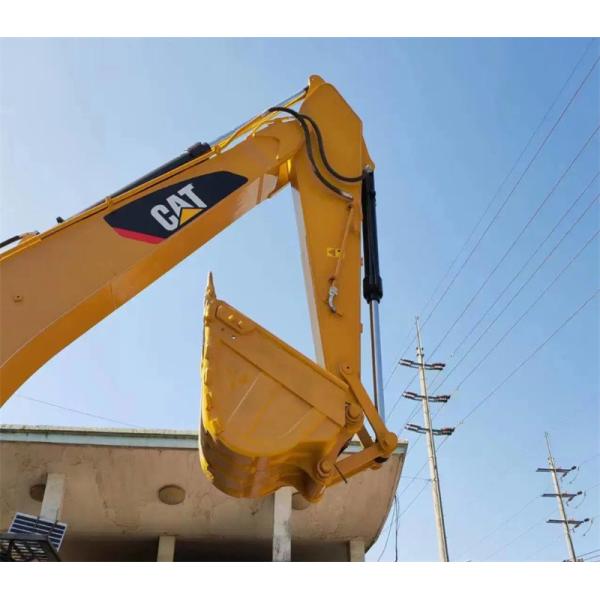 Желтый Использованный экскаватор Cat320 1.19м3 Вместимость ведра 22000кг Подержанный экскаватор