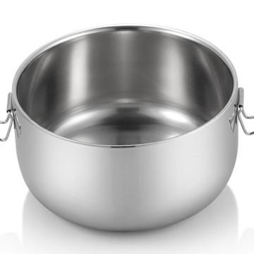 Leak Proof Round Stainless Steel Lunch Box Food Storage Healthy Bento Box