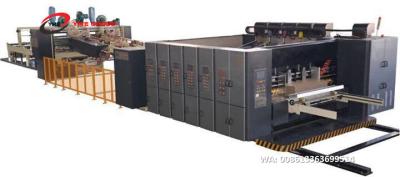 YKCS -1224 Electric Flexo Printer Slotter Die Cutter Fold Gluer Machine