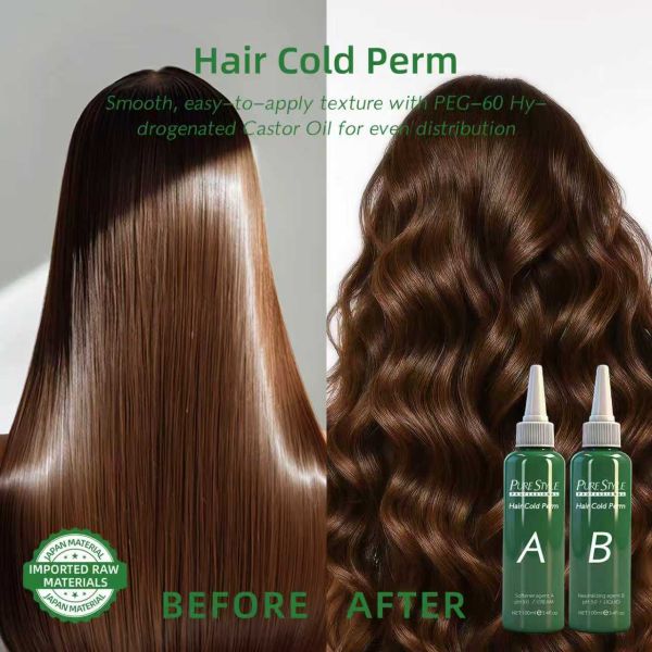 Natural OEM Hair  Perm Cream Raw Material Hair Perm Lotion Long Lasting Perming Cream for Hair