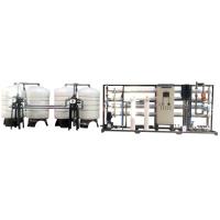 Planta salgado do RO do tratamento da purificação do sistema do filtro da osmose reversa da dessanilização da água da perfuração 15TPH salgada automática