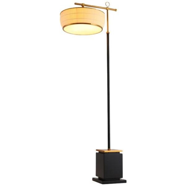exposição vertical Hall Bedroom Floor Lamp das lâmpadas do diodo emissor de luz do ferro do preto 40W