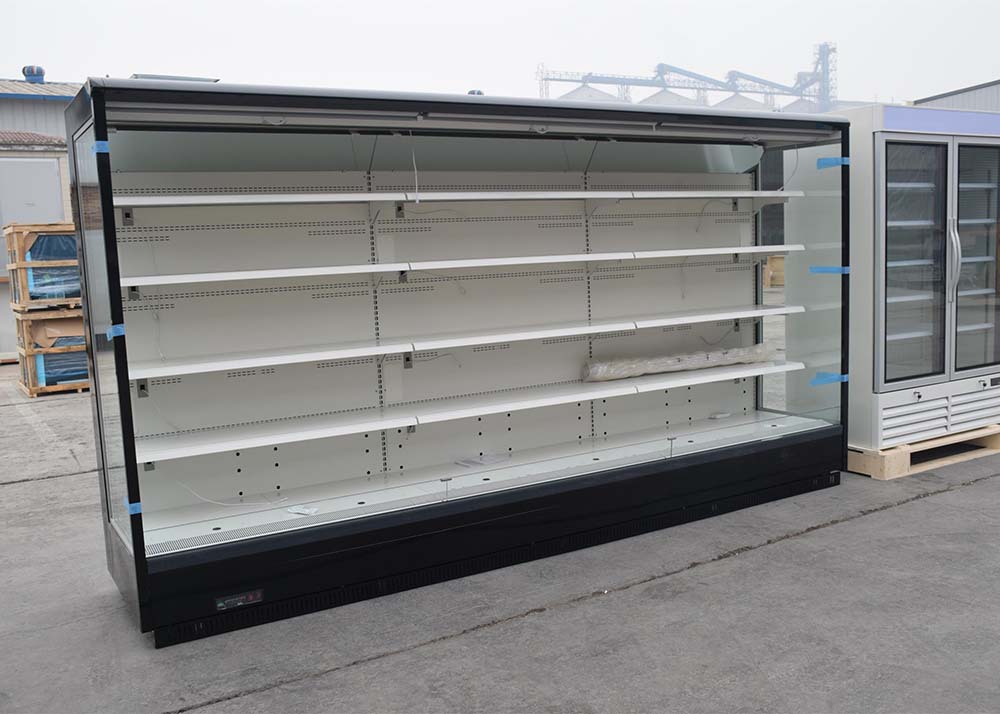Автомобиль места стены размораживает охладитель Multideck открытый с удаленным компрессором