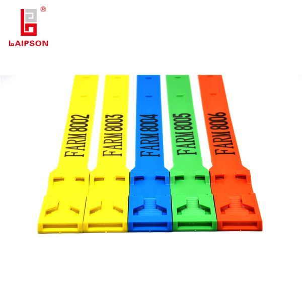 375mm Visual Cattle Sheep Goat Rfid Leg Tag Band For Distinguish the Disease