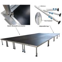 alliage de présentation de 4ft x de 8ft allumant le mariage portatif de plates-formes d'étape de botte pour l'événement