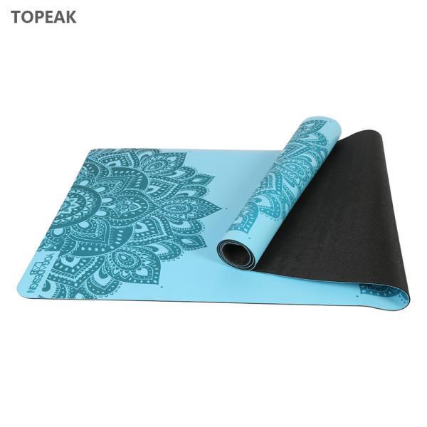 Pu Natural Rubber Yoga Mat 183cm 1830mm 183x61x6 Laser Etched Great Grip