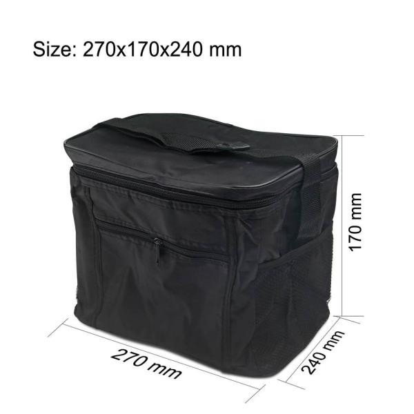 Large Embroidered Insulated Lunch Box For Adults Picnic Fishing