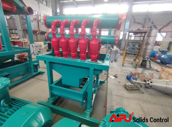 Solids Removal 1000GPM Drilling Mud Desander Desilter For Oil Gas Industry