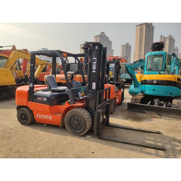 3ton HELI Second Hand Electric Forklift Original Color and Rated Lifting Capacity 5Tons