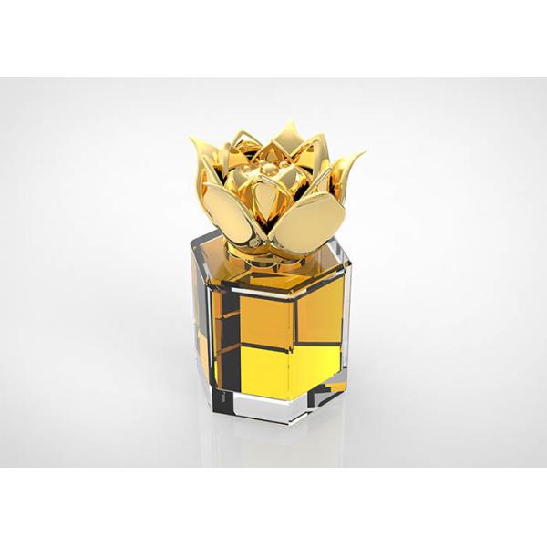 Изготовленные на заказ роскошные крышки металла Zamac крышки флакона духов цветка