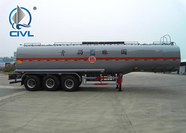60CBM Oil Tanker Semitrailer Three-axle Fuel Tanker Semi-trailer aluminum semi trailer