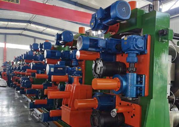 Molino de tubos soldados de alta frecuencia 200x200 con rodillos de cambio rápido