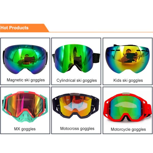 Make Sample Customized Color Motocross Goggles Sports Eyewear for Motorcycle