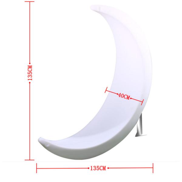 Crescent Moon Star Landscape Lamp Lawn Grass Courtyard Beautiful Decoration