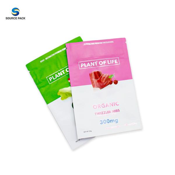 Custom Printed Weed Packaging with Matte Oil Printing for Enhanced Protection Mylar Bag