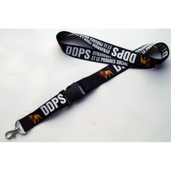 Portable Full Colors Heat Transfer Dye Sublimation Lanyards For School Id