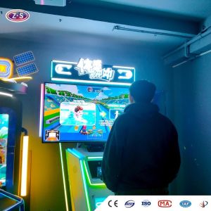 Coin Operated Motion Sensor Game Machine with Built In Prize Lottery System