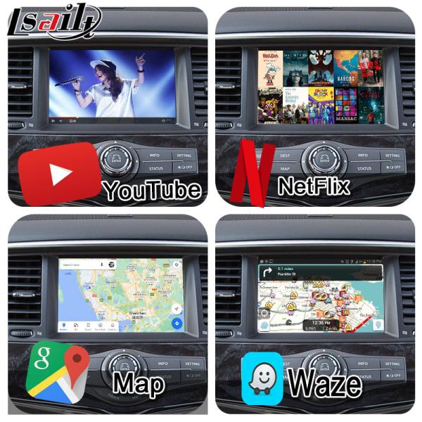 Lsailt 8G Android Multimédia Interface para Nissan Patrol 2020-2023 Google Map, CarPlay, Android Navigation Box, YouTube