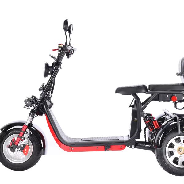 Citycoco 3 Wheel Electric Scooter 3000w 2000 Watt Citycoco Two Seater Wide Wheel Road