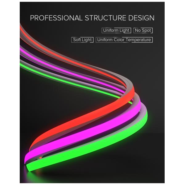 Cuttable Neon Flex Led 12v 15mm Rgb Neon Rope Light  String