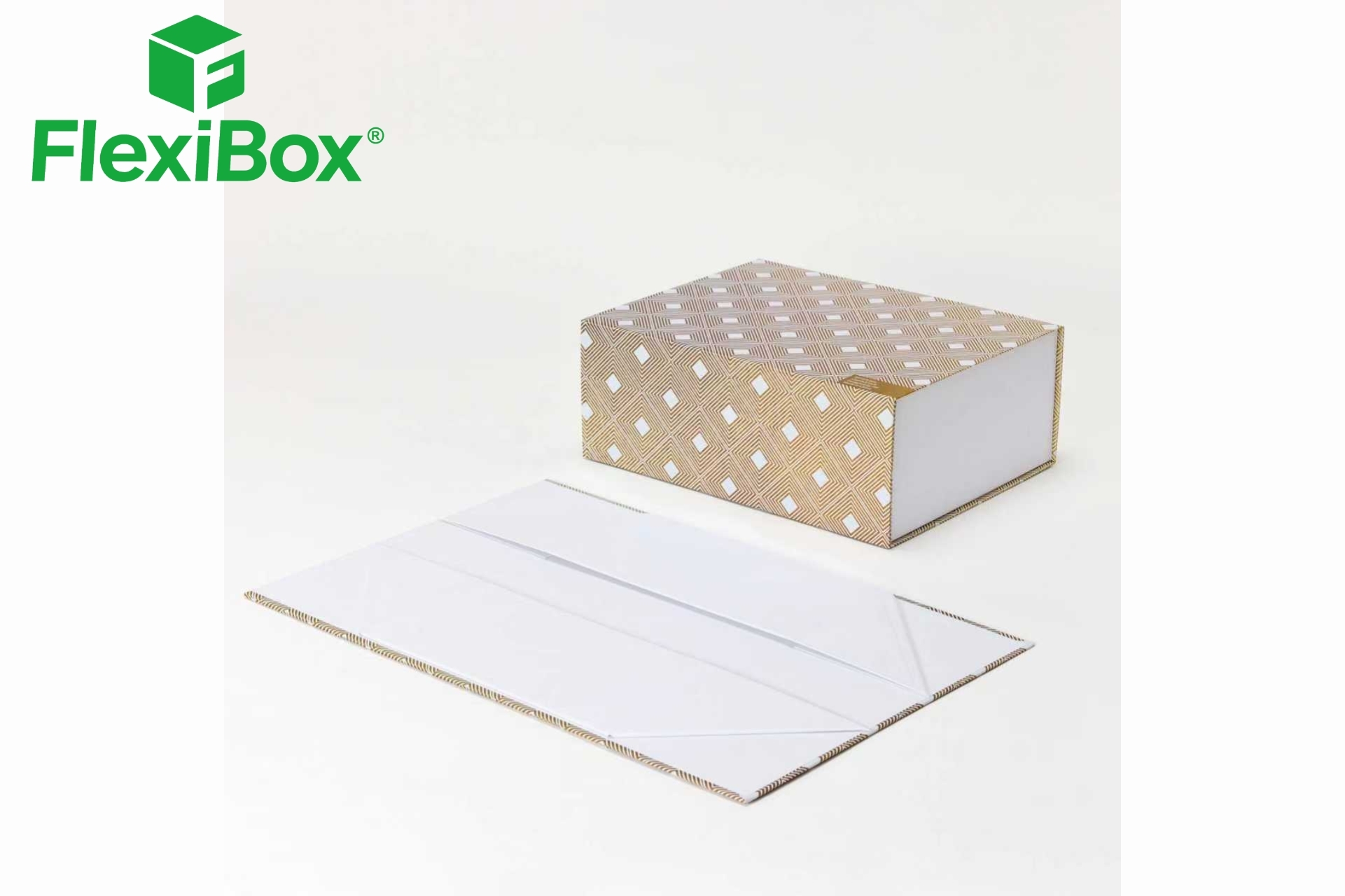 Luxury Flat Pre-folded Magnetic Gift Box with Concealed Magnetic Closure and Book-Style Unboxing Experience