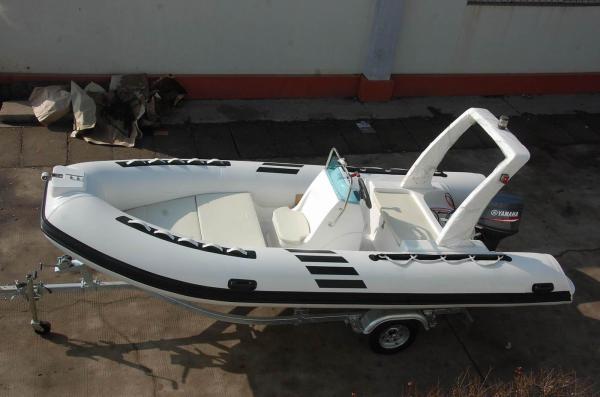 Abrasion Resistance Hard Bottom Inflatable Boat Fiberglass Hull With PVC Layer