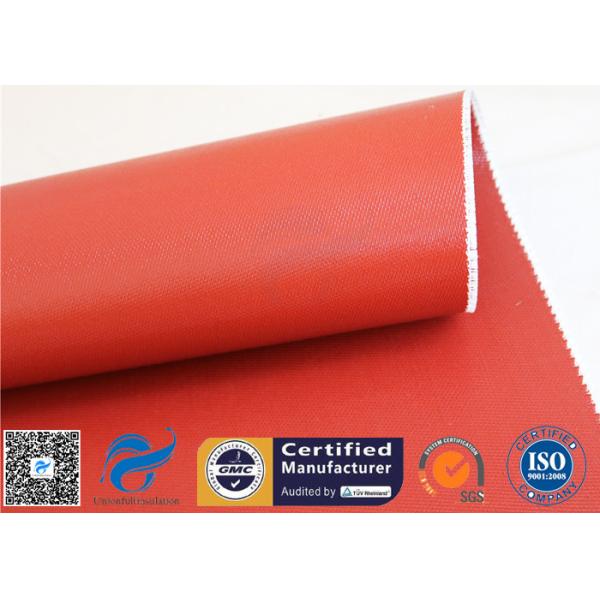 El silicón rojo cubrió la tela 34oz los 0.85MM de la fibra de vidrio 39,4 pulgadas de resistente