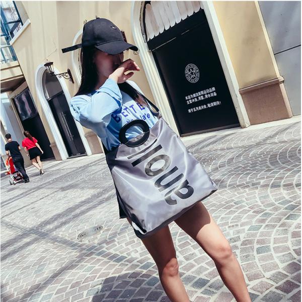 Summer small fresh letterpress nylon bag messenger bag can hand bill of lading shoulder bag