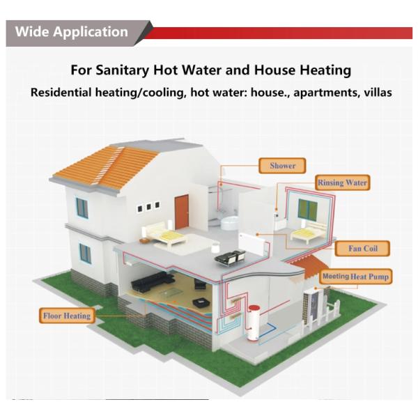 Воздух теплового насоса Hydronic источника воздуха MDN30D 12KW, который нужно намочить с сертификатом ERP