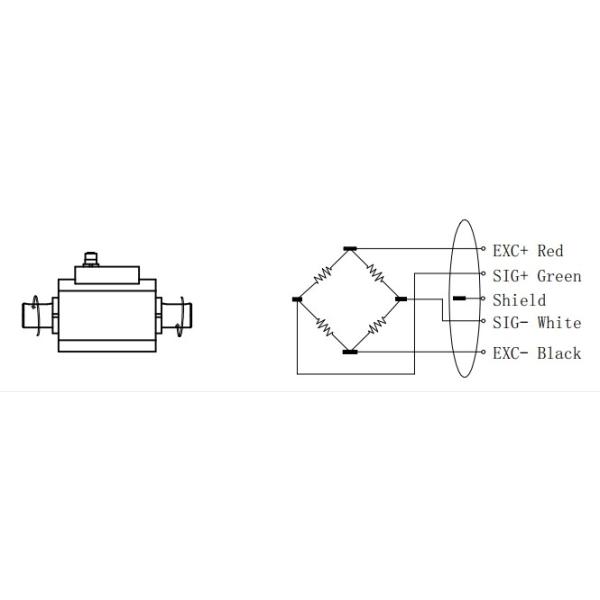 Датчик вращающего момента 5-5000N.M 0~8000rpm 0-90%RH IP66 динамический