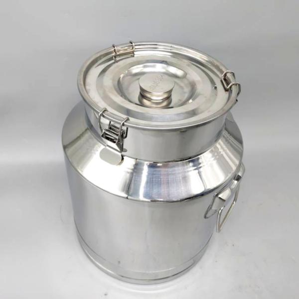 café Sugar Sealed Transport Milk Cans da lata do chá do tanque de armazenamento do metal de 25L SS304