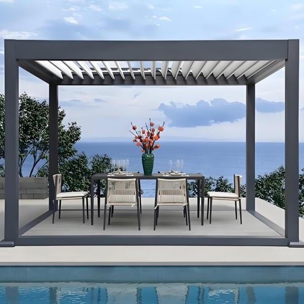 Transform Your Outdoor Space with Aluminum Louvered Pergolas