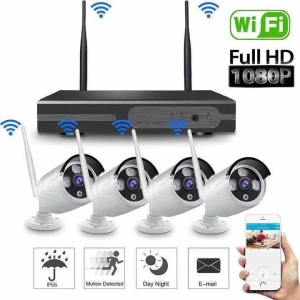30m Ir 3.6mm Lens Outdoor Camera Module 2.0MP Wifi NVR 8chs H.265