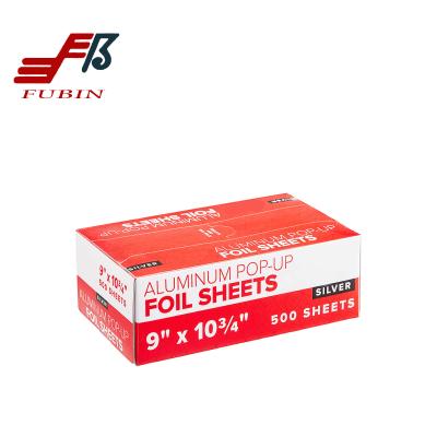 270mm Width Pop Up Aluminium Foil Sheets Interfolded Food Packaging Non Stick