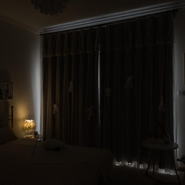 Linen Cotton Living Room Luxury Blackout Window Curtains Fabric